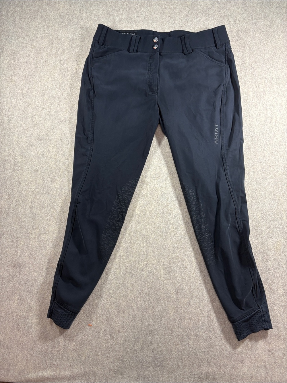 Ariat Women’s Tri Factor Grip Knee Patch Breech Black size 32R (10025790)